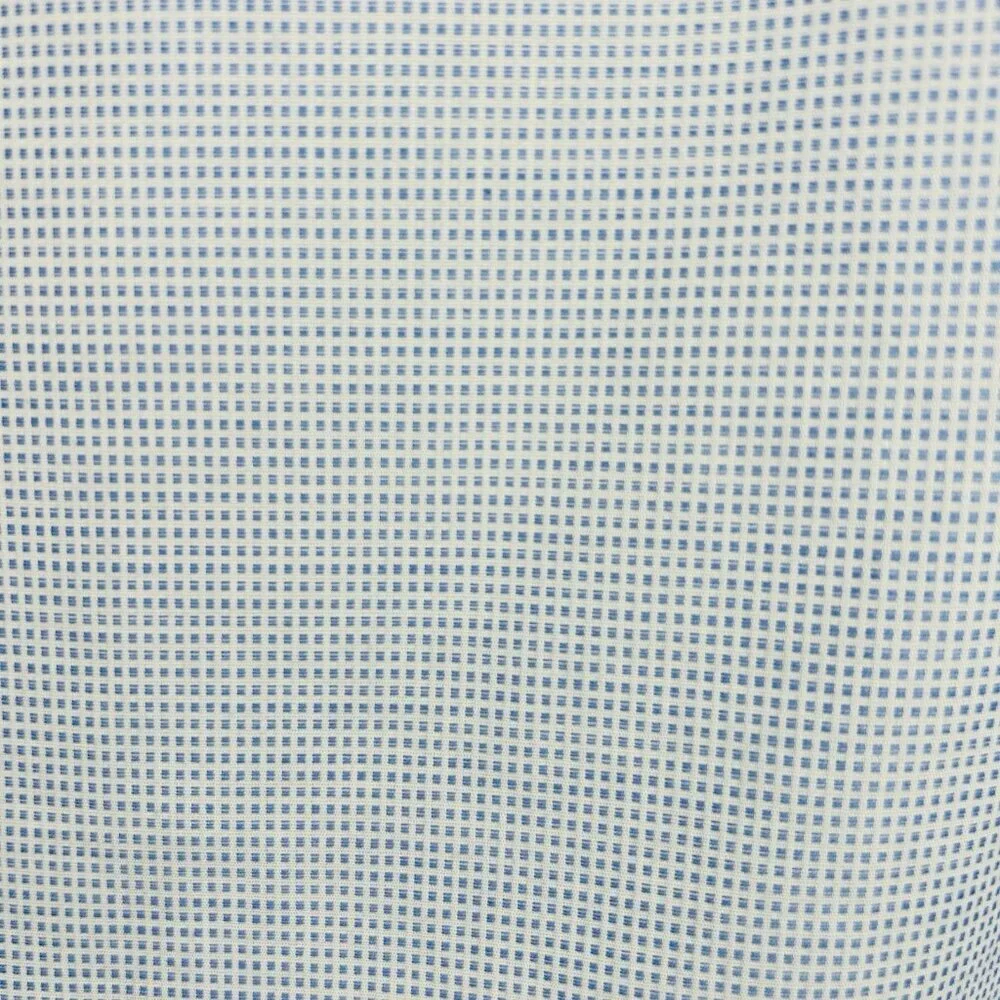 Calvin Klein Mens Infinite Non-Iron Slim-Fit Stretch Shirt Sz M 15 32/33 Blue